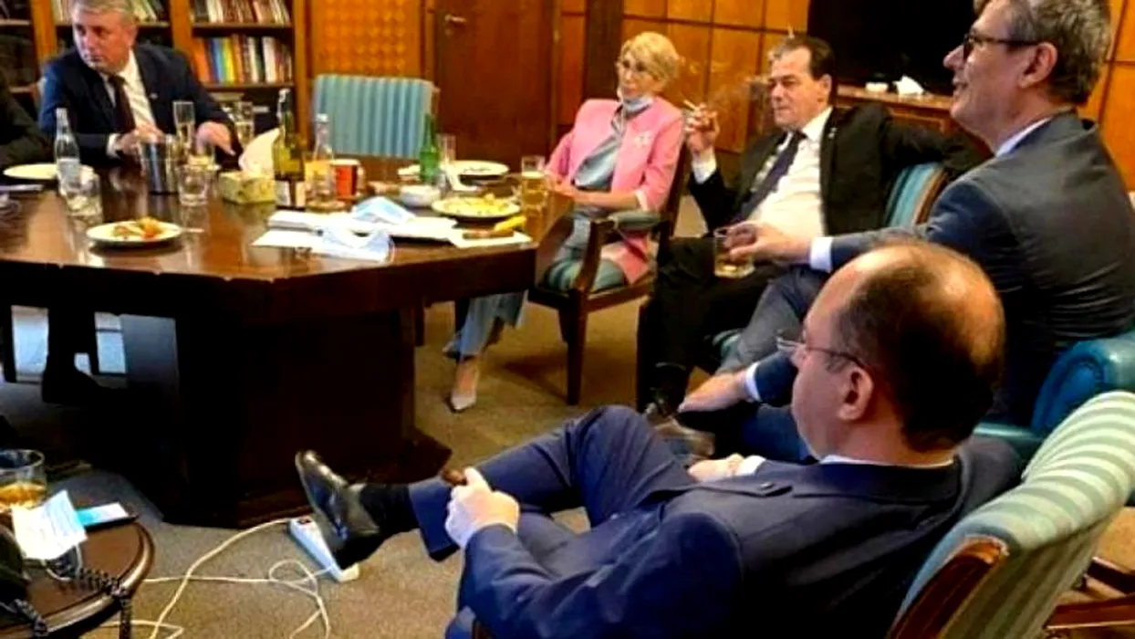 Cum se apără Ludovic Orban după 3 ani de la chermeza din timpul PANDEMIEI cu băutură și trabucuri / „Eu beau apă plată, fresh sau limonadă”