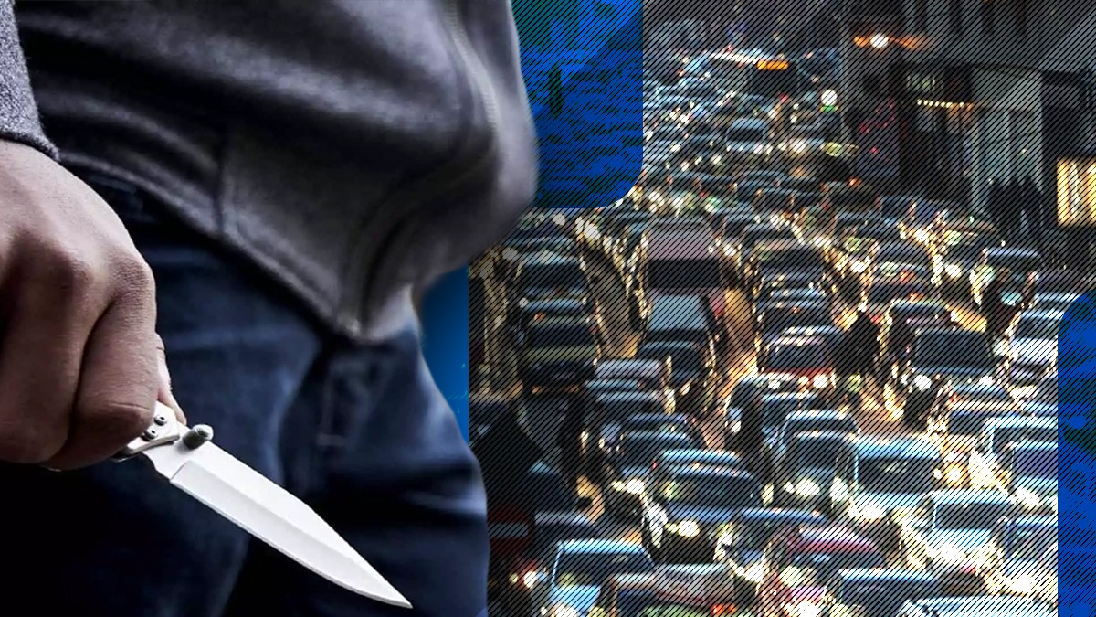 Un șofer a fost înjunghiat în București după o șicanare în trafic. Victima a ajuns la spital, agresorul la circa de poliție