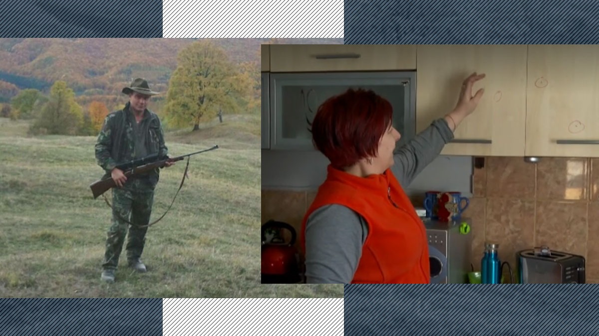 Un polițist din Covasna și-a descărcat arma de vânătoare în vecinii săi. Un proiectil l-a rănit pe bărbat, un altul a găurit un zid. Nici o victimă