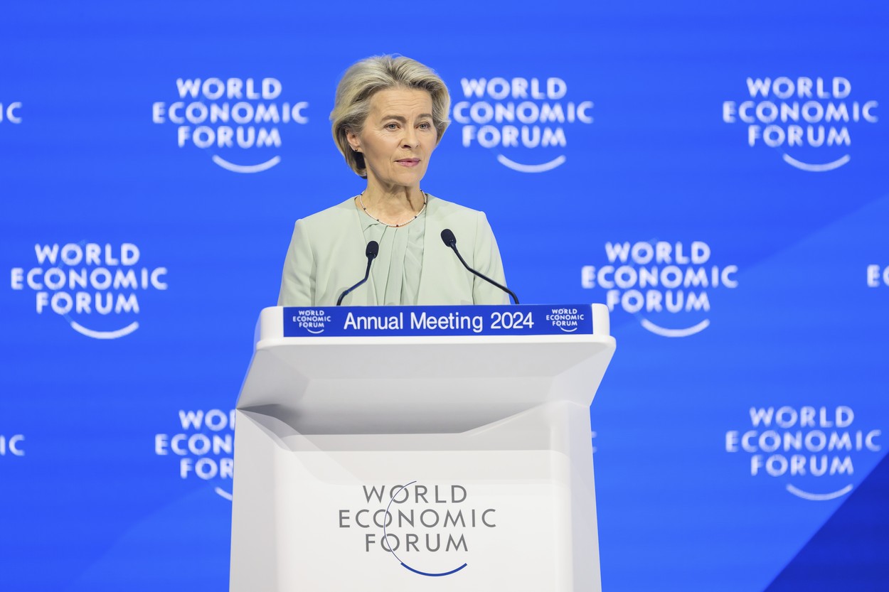 Ursula von der Leyen cere, la Davos, menținerea solidarității la nivelul UE /”Ne confruntăm cu cele mai mari riscuri asupra ordinii globale”