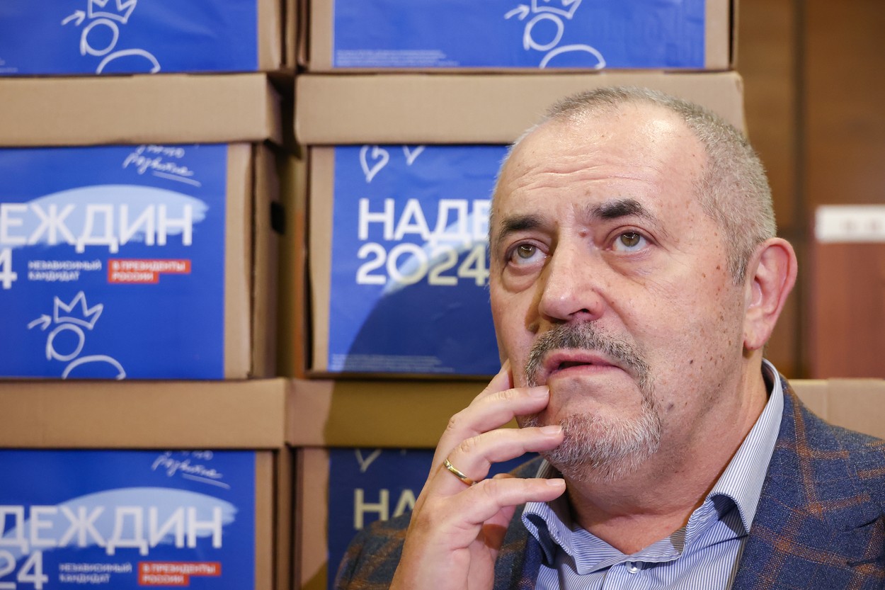 Dacă va fi ales președinte al Rusiei, Boris Nadejdin promite pacea cu Ucraina și eliberarea deținuților politici / Kremlin: „Concurent NESEMNIFICATIV”