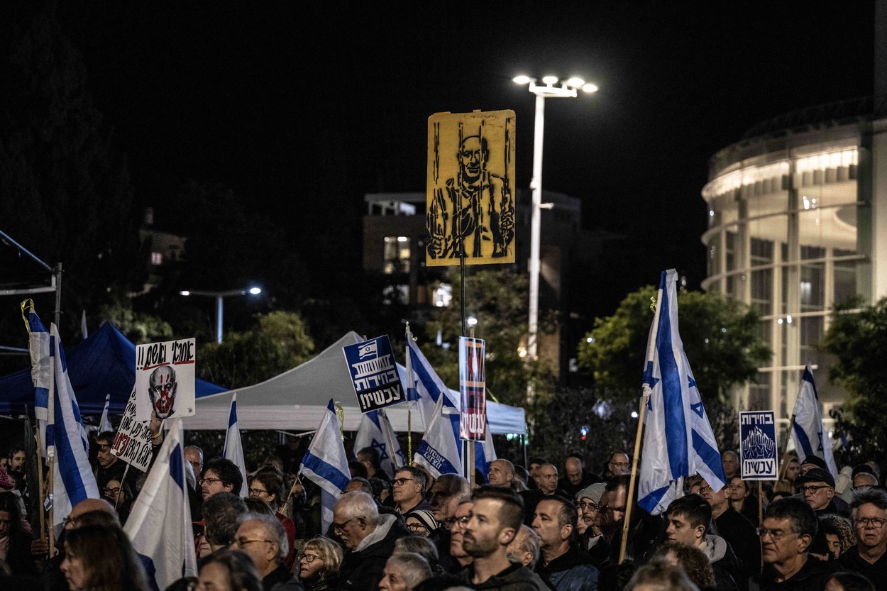 RĂZBOI Israel-Hamas, ziua 212: Israelul raportează uciderea unui comandant al Jihadului Islamic în Gaza / Mii de manifestanţi la Tel Aviv (VIDEO)