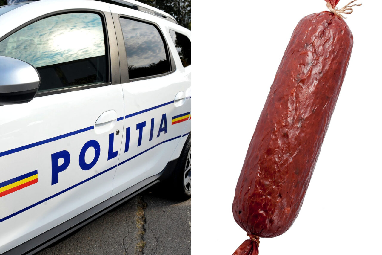 Cum a ascuns o ieșeancă 20 de batoane de SALAM, furate din magazin. Ce explicație le-a dat polițiștilor