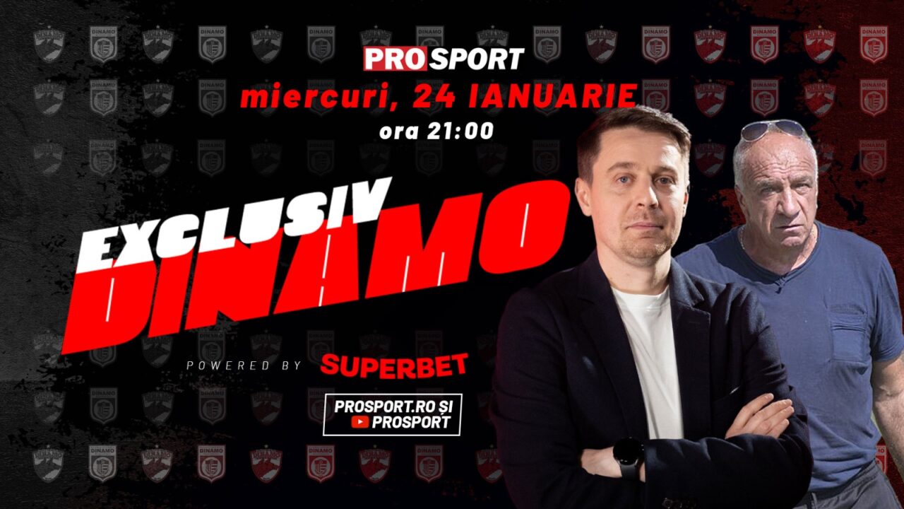 EXCLUSIV DINAMO, miercuri, de la ora 21, invitat Ionel Augustin