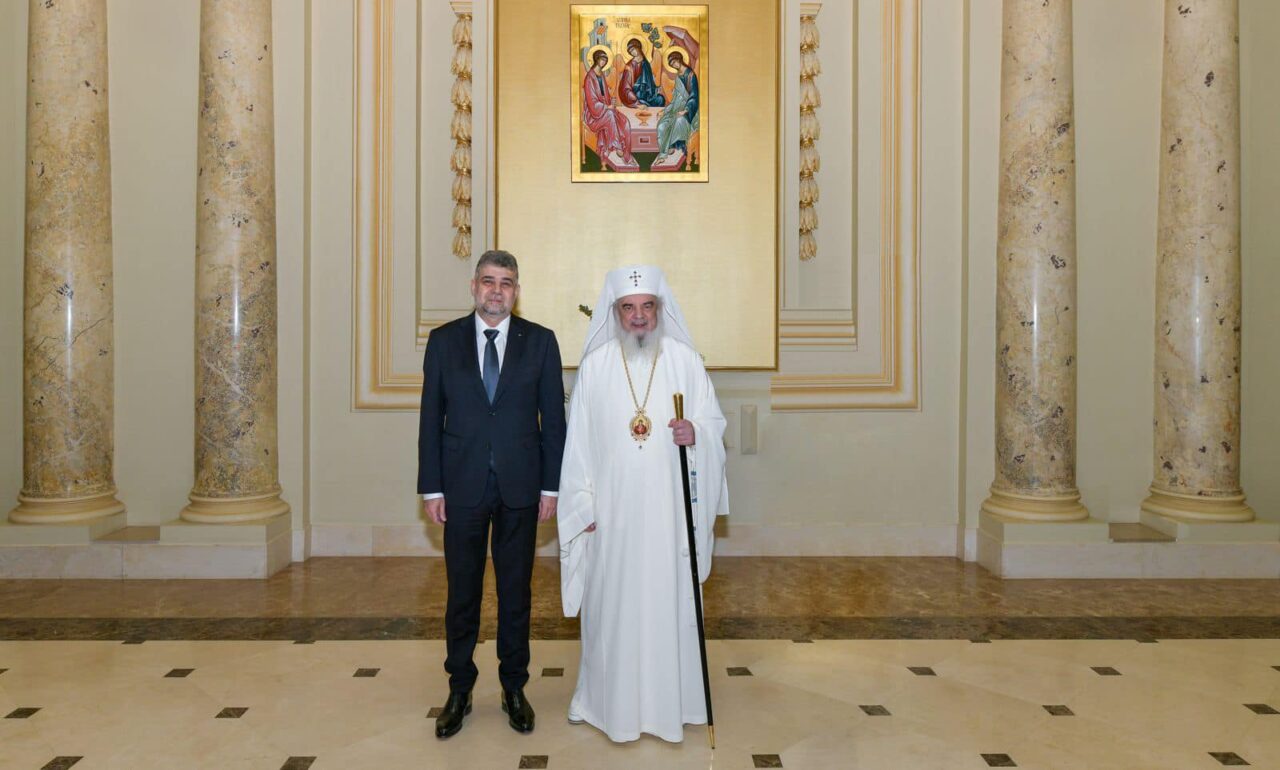 Marcel Ciolacu, întâlnire cu Patriarhul Daniel / „Un prilej deosebit de a reafirma importanța consolidării parteneriatului cu Biserica”