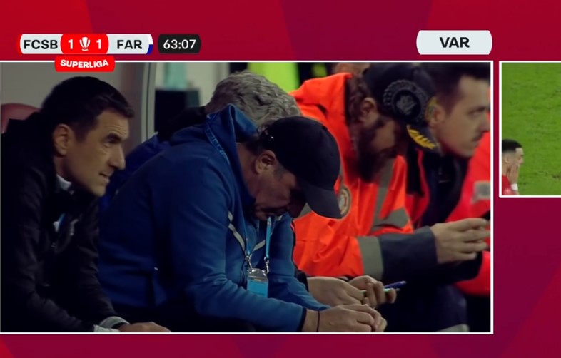 Analiza VAR a dus la anularea unui gol valabil în partida FCSB – Farul! FRF mută vina la operatorul softului, deținătorii de drepturi TV reacționează