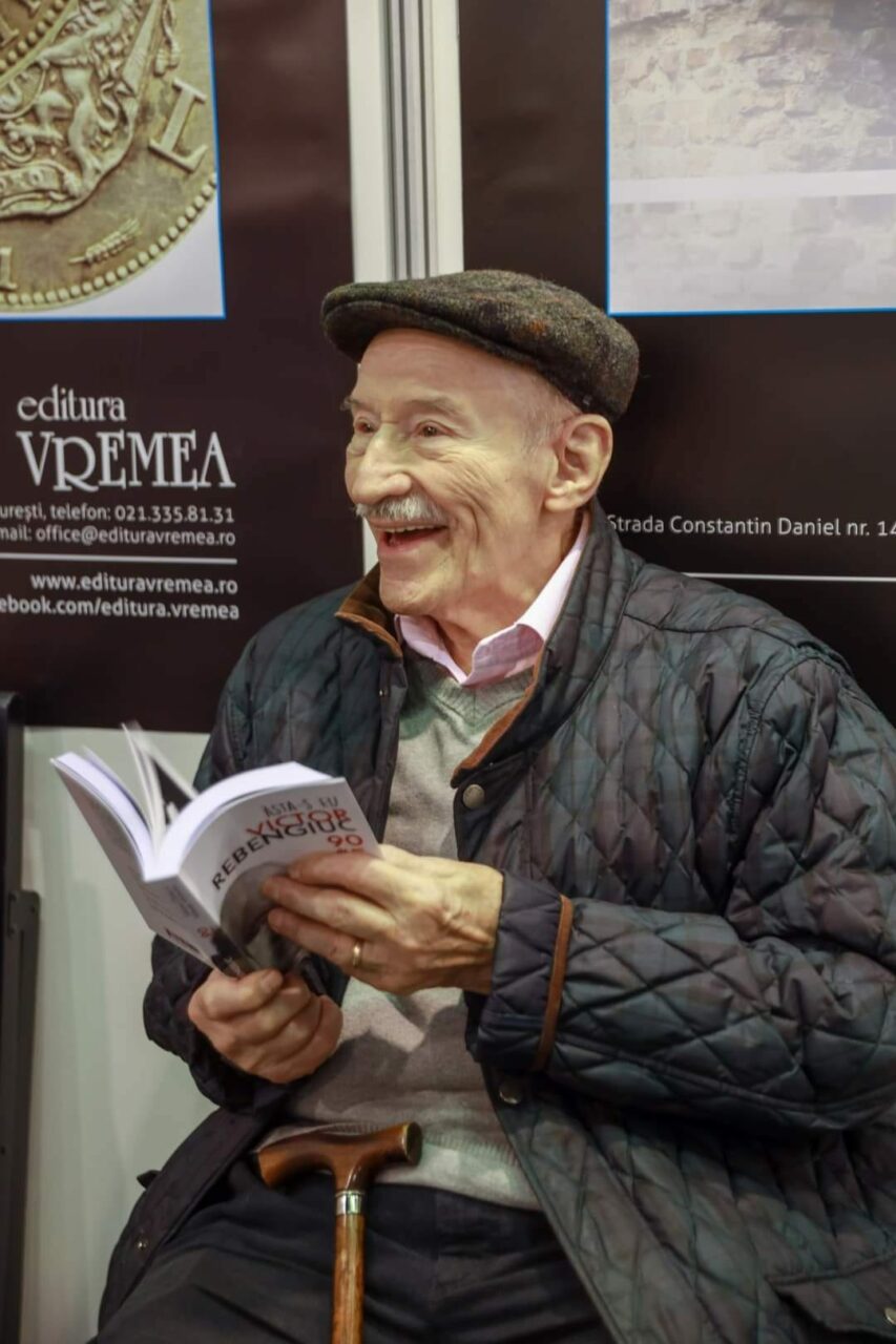 “Asta-s eu, Victor Rebengiuc“, o carte despre MARELE ACTOR, la vârsta de 91 de ani