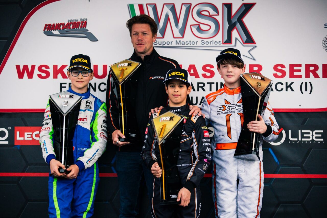 Un pilot român nu are rival în WSK Super Master Series! Victorie în cursa de la Franciacorta