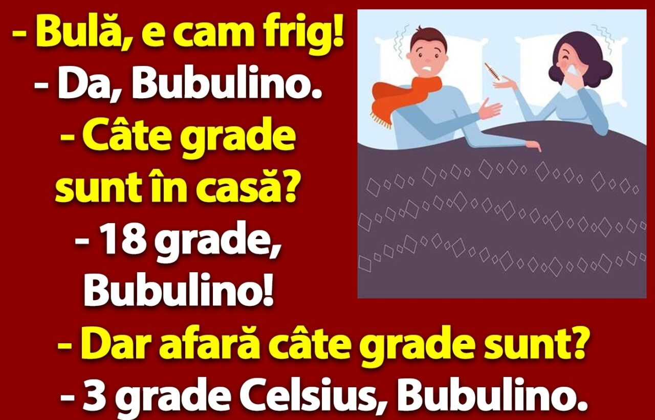 BANC | Bulă, Bubulina și gradele Celsius