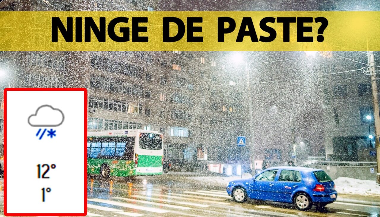 Ninge de Paște în România! Meteorologii Accuweather au modificat prognoza