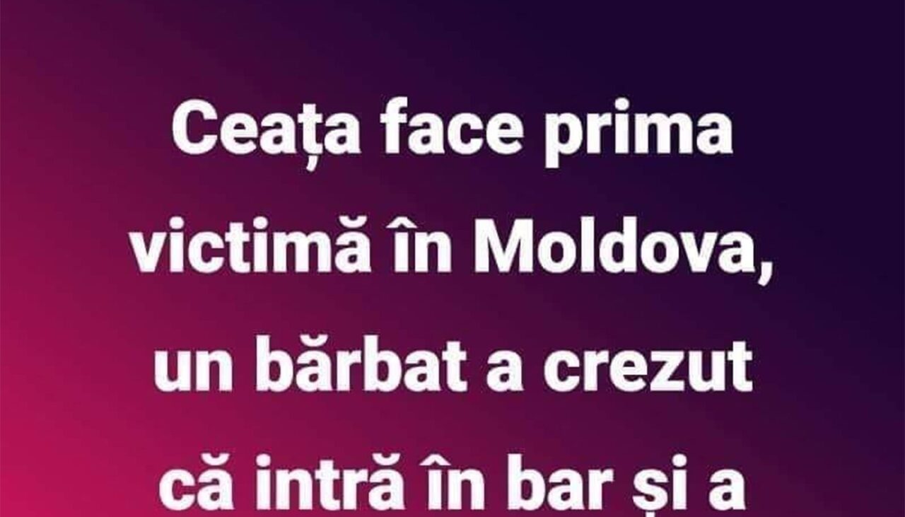 BANCUL ZILEI | Ceața face prima victimă în Moldova
