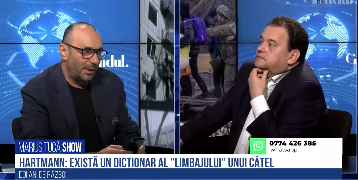 H. D. Hartmann, despre faptul că Ucraina are dreptul să folosească avioanele F-16 pentru a lovi ţinte ruseşti: „Asta înseamnă război MONDIAL!”