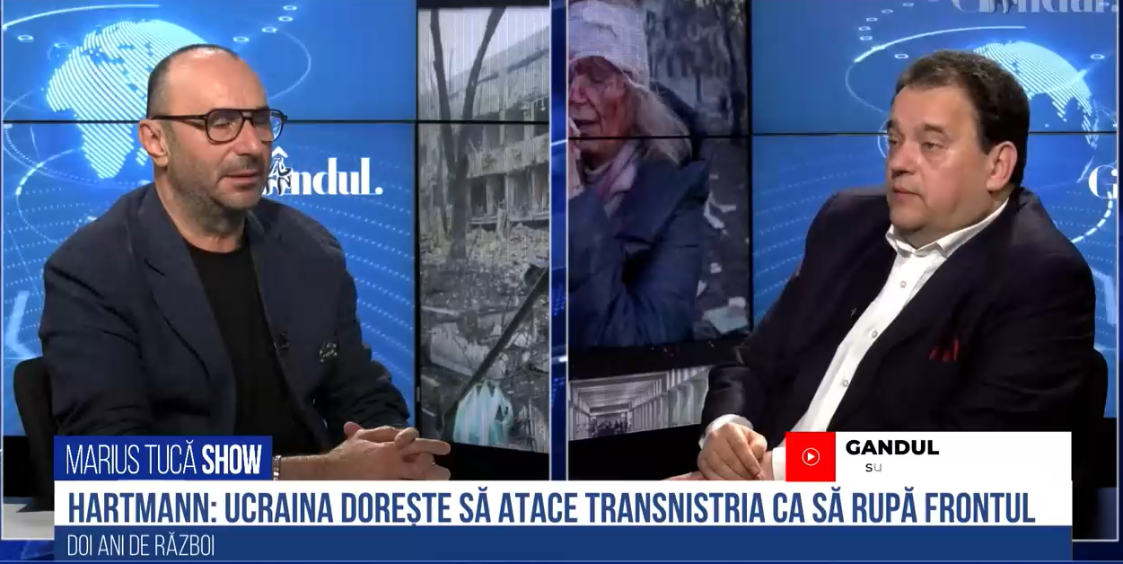 Ucraina, doi ani de război. H.D. Hartmann: Maia Sandu a dat semnale că ar fi de acord ca Ucraina să intre în război cu Rusia de pe teritoriul Moldovei