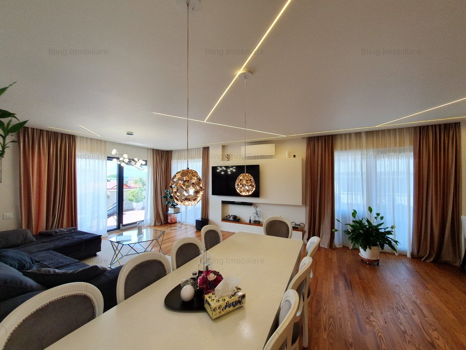 Penthouse de 1 MILION de euro în Cluj. Are 200 de metri pătrați și șapte camere / Cum arată luxosul apartament scos la vânzare