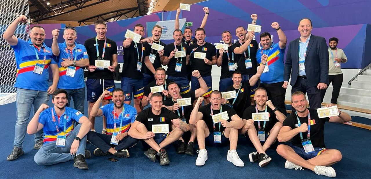 Echipa națională de polo masculin a României nu avea nicio șansă să se califice la Jocurile Olimpice, dar a „prins” biletul pentru Paris 2024