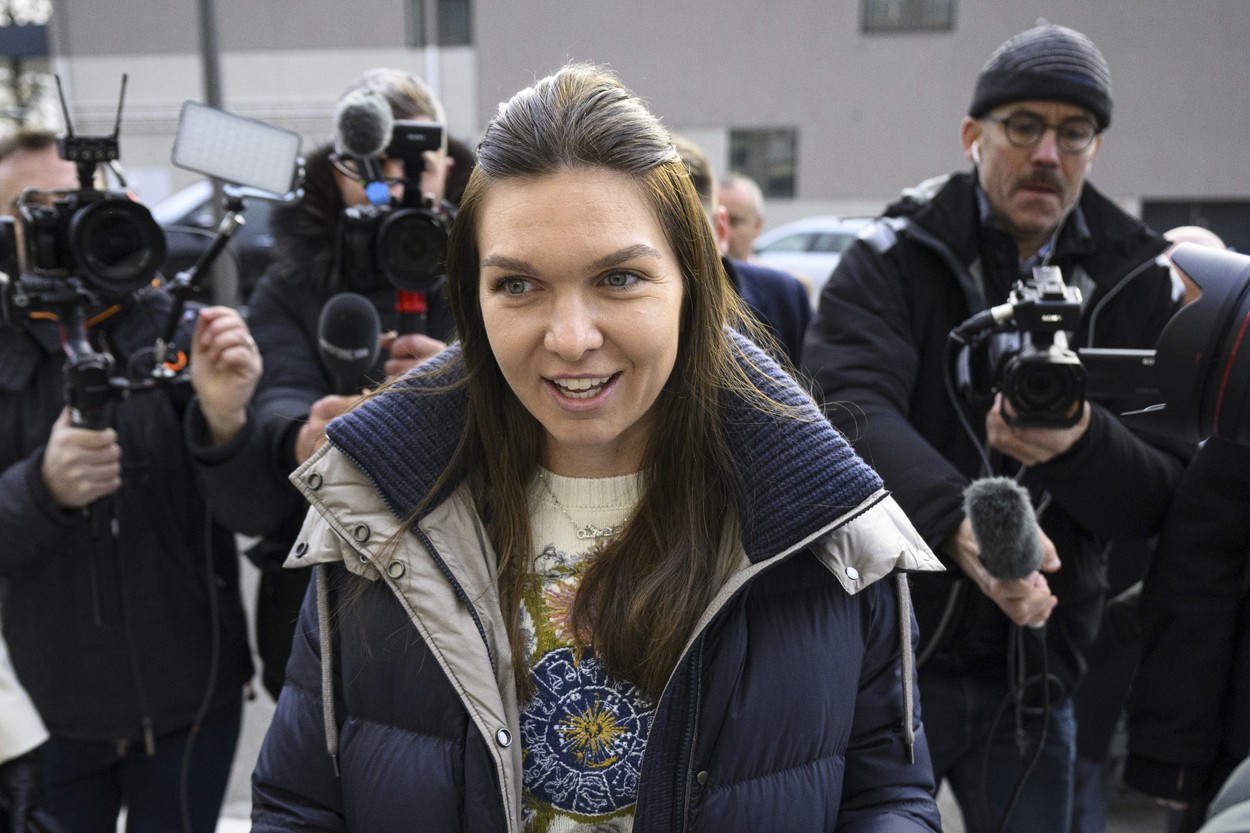 Simona Halep a ieșit seara târziu de la TAS, în prima zi de audieri în cazul său de dopaj: „Nu pot să vorbesc. Vorbim la final”