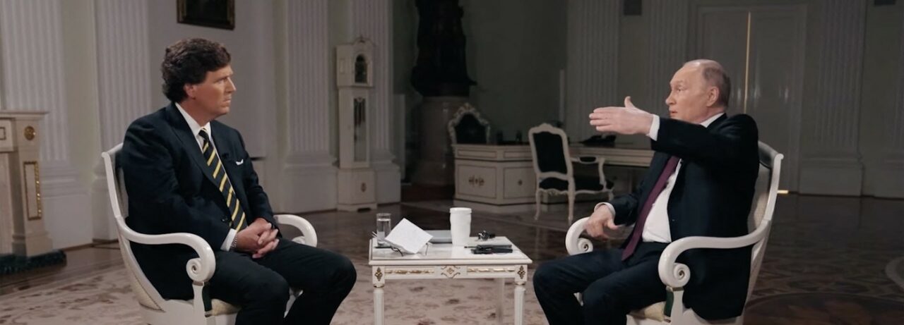 Interviul lui Tucker Carlson cu Putin NU a „mers” conform planurilor. „Liderul de la Kremlin a vorbit cu un jurnalist prietenos, dar nu i-a ieșit”