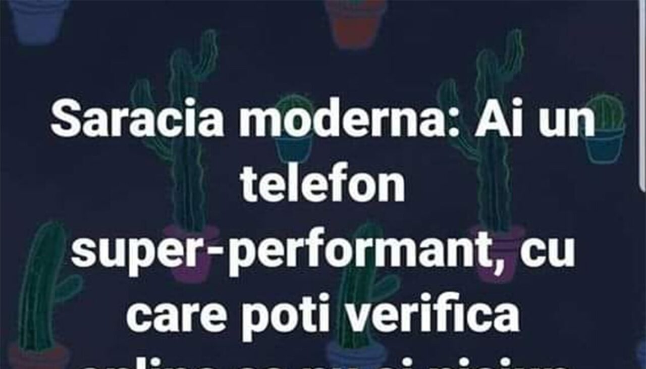BANCUL de duminică | Ce este sărăcia modernă