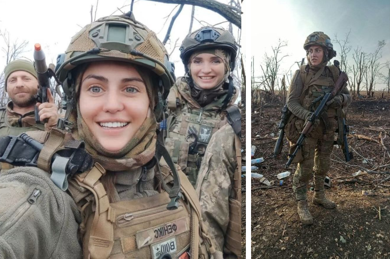 Povestea tinerei „Phoenix” LUNETISTĂ din Ucraina, care a luptat într-un picior contra rușilor după ce a fost rănită de o mină: „Atunci când tragi…”