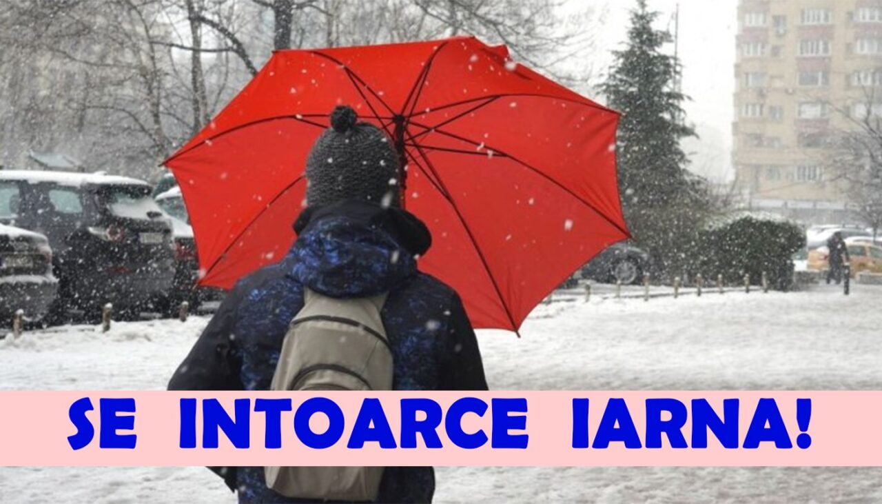 Pe ce dată se întoarce IARNA în București. Meteorologii Accuweather anunță temperaturi negative, mai mici decât cele din ianuarie și februarie