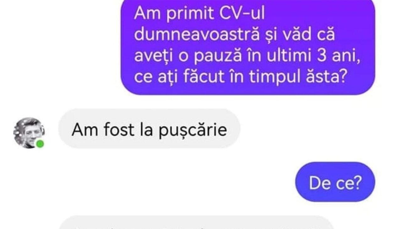BANCUL ZILEI | CV-ul buclucaș
