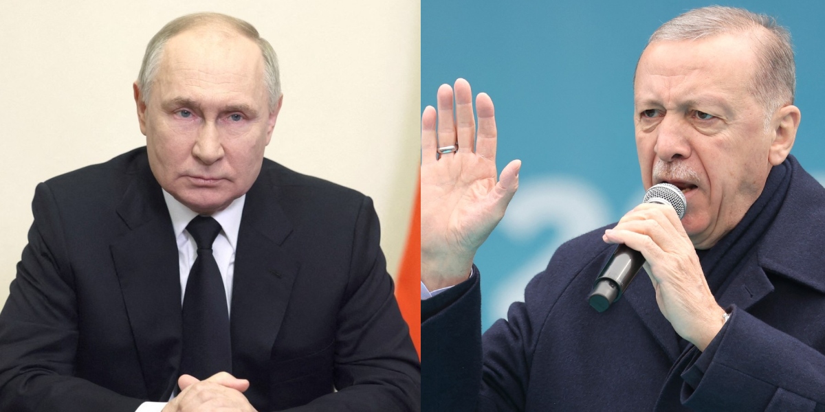 Mesajul președintelui turc, Erdogan, pentru Putin, după atacul terorist: „Profundă durere și condoleanțe”