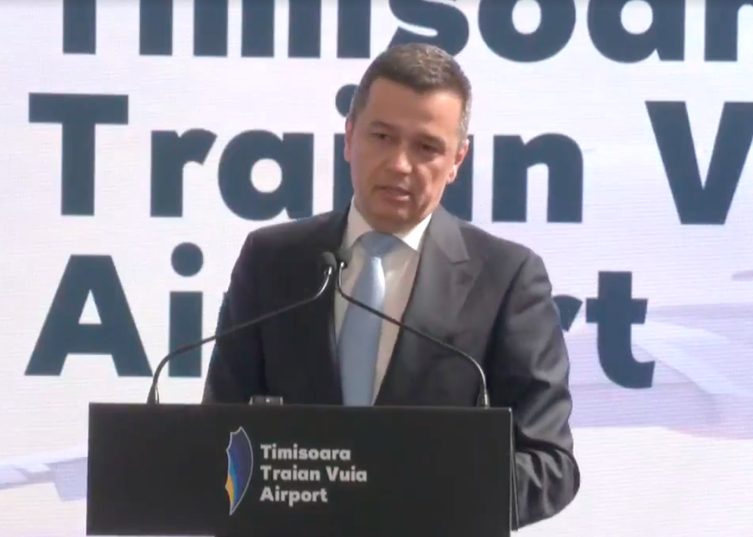 Sorin Grindeanu, la inaugurarea aerogarii SCHENGEN de la Timișoara: 3 milioane de pasageri vor beneficia de acest TERMINAL