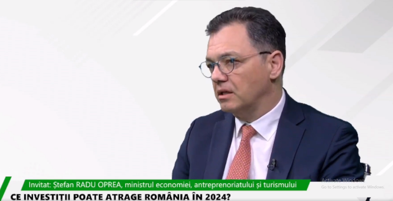 Ministrul Economiei, Radu Oprea: Putem fi hub-ul logistic perfect pentru RECONSTRUCȚIA Ucrainei. Geografia ne e prieten.