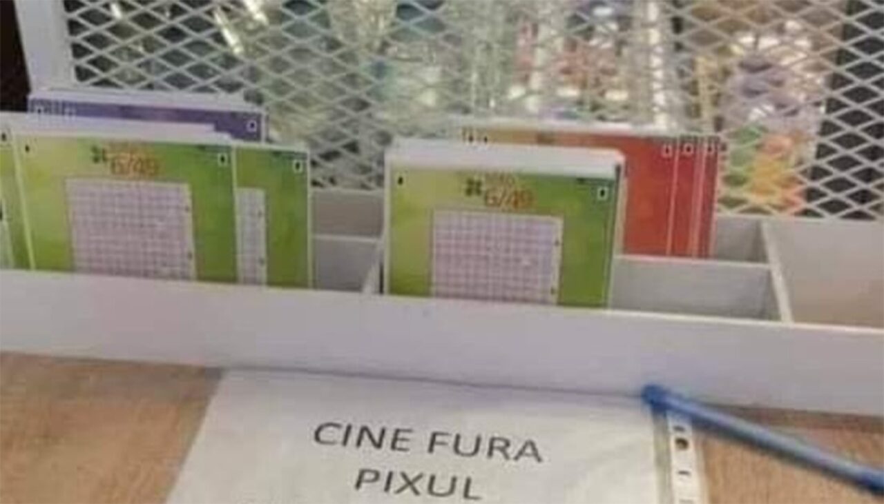 Anunț ilar într-o agenție LOTO din România: „Cine fură pixul…”