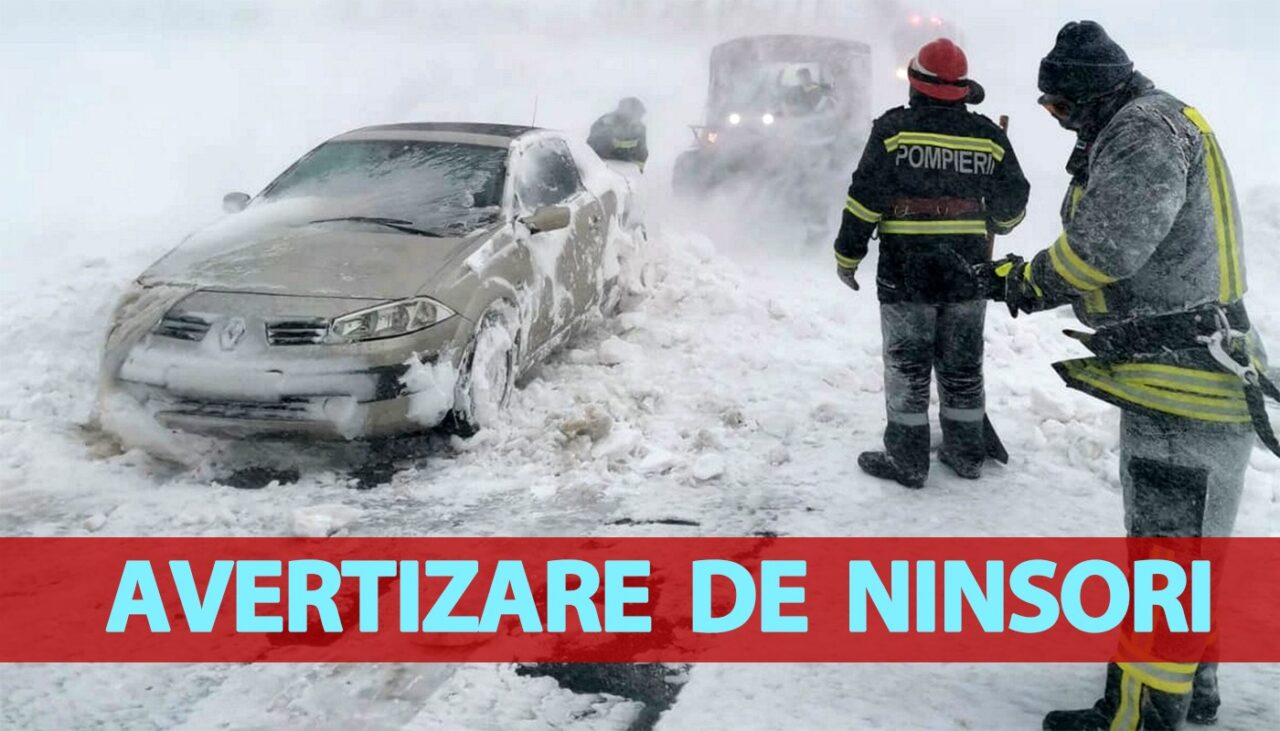 Se întoarce iarna în România! Meteorologii Accuweather au emis avertizare de ninsori și viscol
