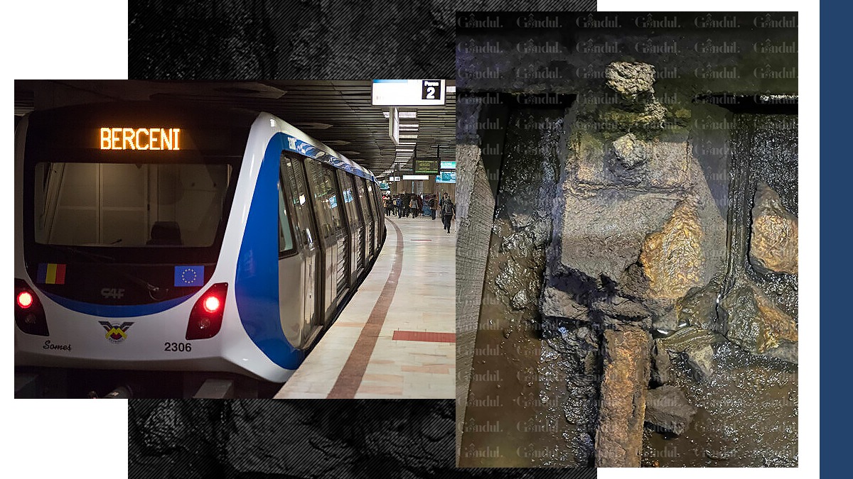 Imaginile DEZASTRULUI de pe Magistrala 2 de metrou, Pipera – Berceni. Cât de degradate sunt traversele și buloanele care prind șinele!
