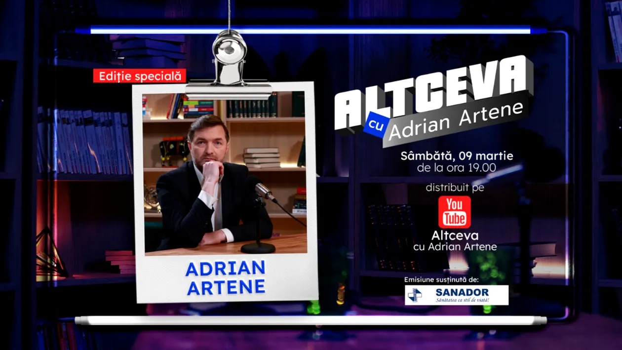 Jurnalistul Adrian Artene: „Episodul ALTCEVA de săptămâna aceasta este mai mult decât o poveste, este o viață!”