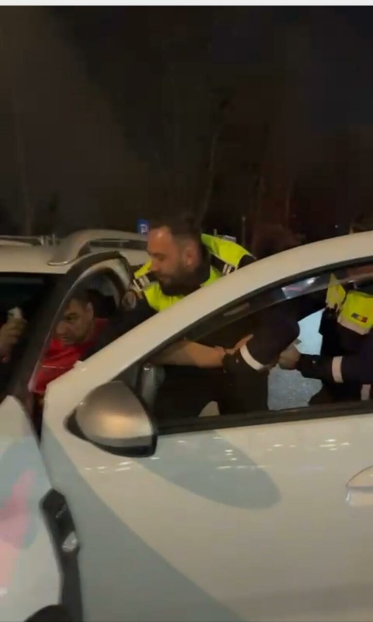 Ionel Ganea, prima reacție după ce a fost scos cu forța din mașină, de polițiști: „A fost un abuz. Copilul a început să PLÂNGĂ, s-a speriat”