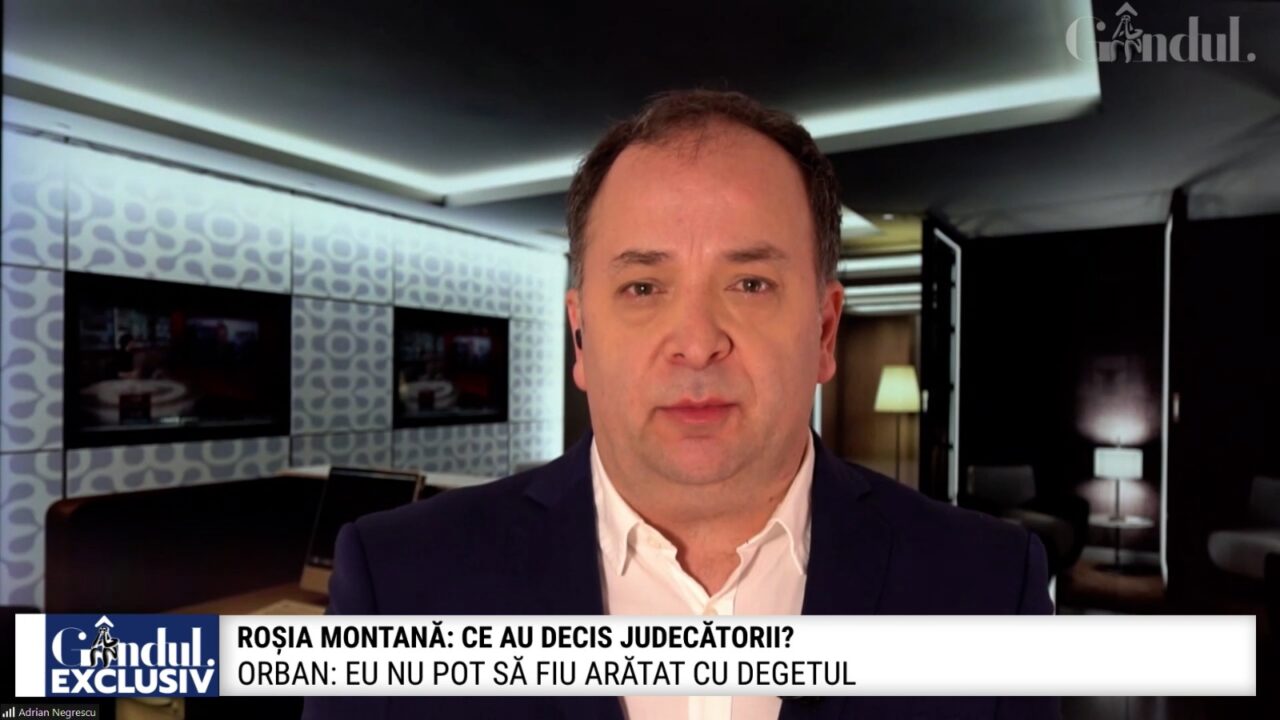 Adrian Negrescu: „Sper să scăpăm doar cu 2 miliarde de euro, în rate, în cazul Roșia Montană”.
