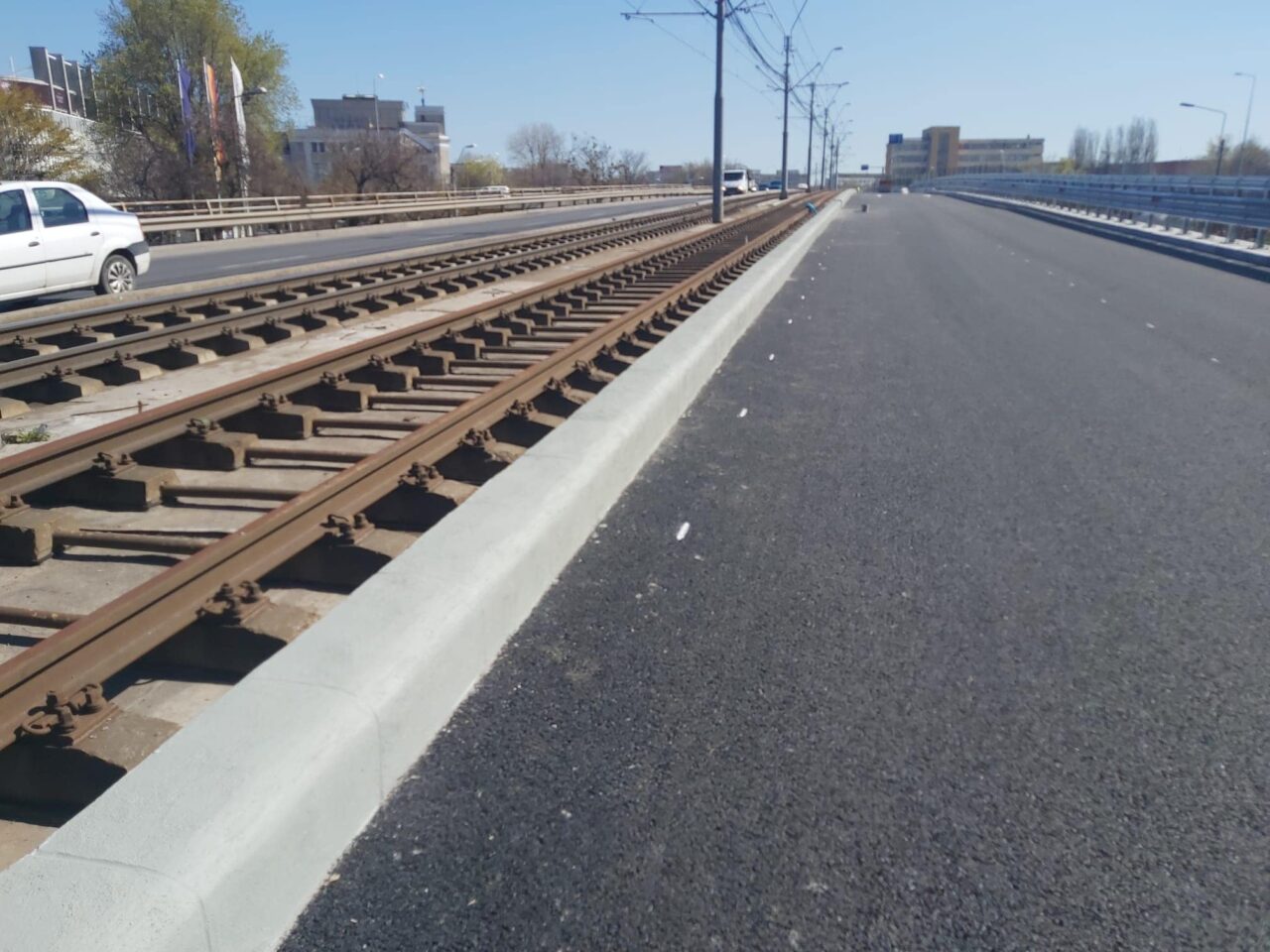 Primarul Nicușor Dan anunță când se deschide circulația pe Podul GRANT: „Tot atunci, se va relua și circulația tramvaielor 41, pe ambele sensuri”
