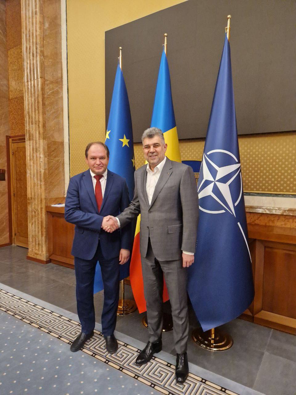 Primarul din Chişinău s-a întâlnit cu premierul Marcel Ciolacu / Ion Ceban: I-am mulțumit din numele cetățenilor pentru sprijinul oferit R. Moldova