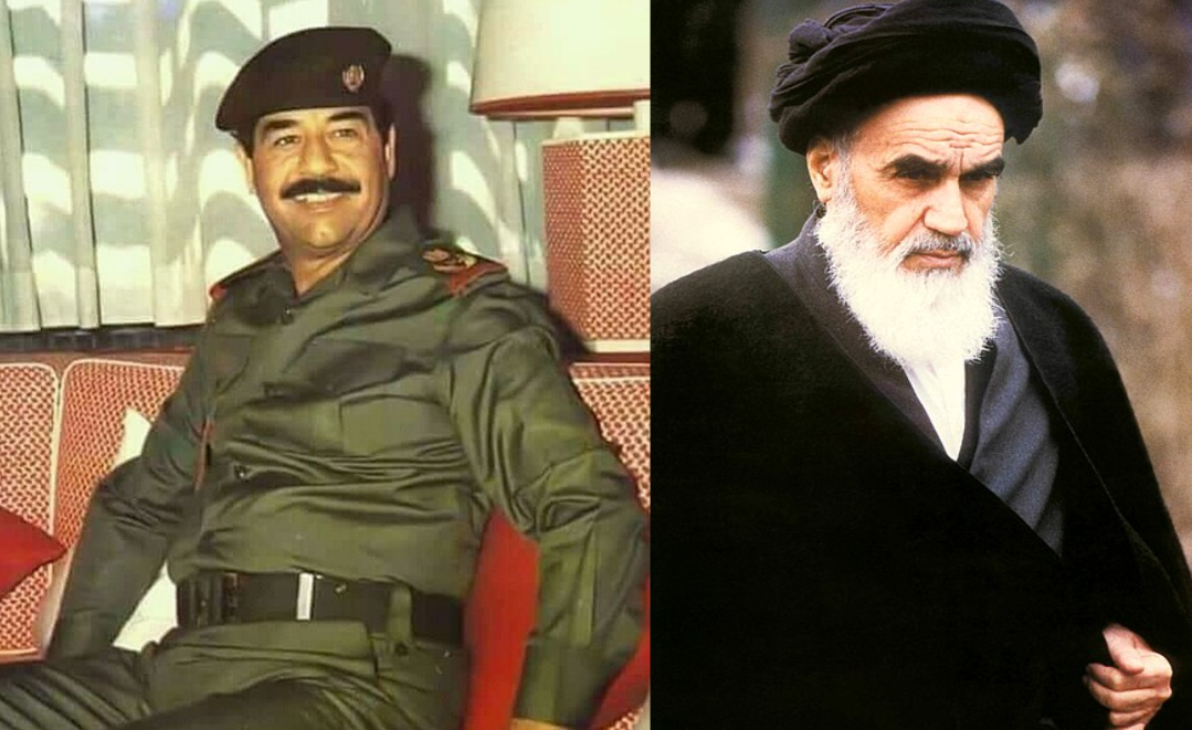 Războiul dintre Irakul condus de Saddam Hussein și Iranul condus de Ayatollahul Khomeini. Israelul sprijină Iranul. Sursa Foto: Wikipedia Commons
