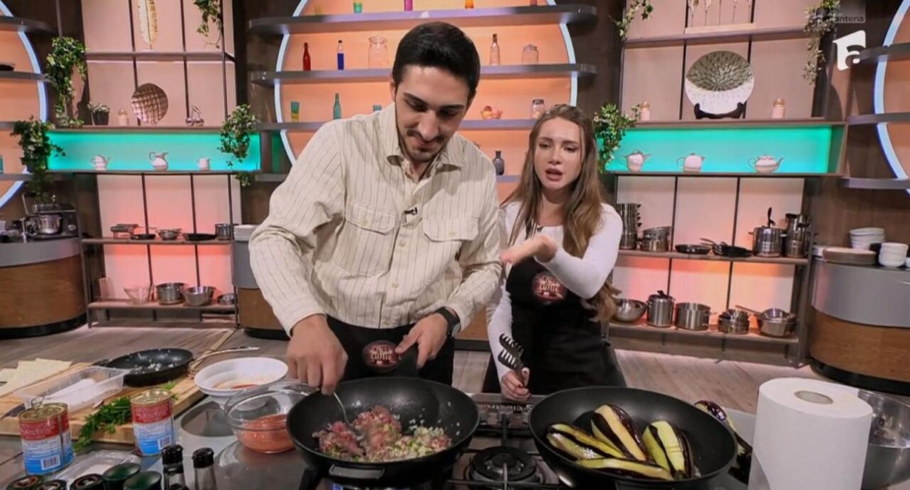 Otilia BILIONERA și soțul ei, turcul Bekir, au dat lovitura la Chefi la cuțite. Moment tensionat surprins de camerele de filmat