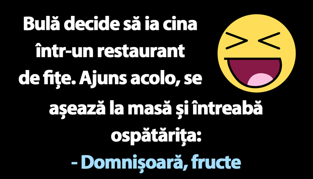 BANC | Bulă și fructele de mare