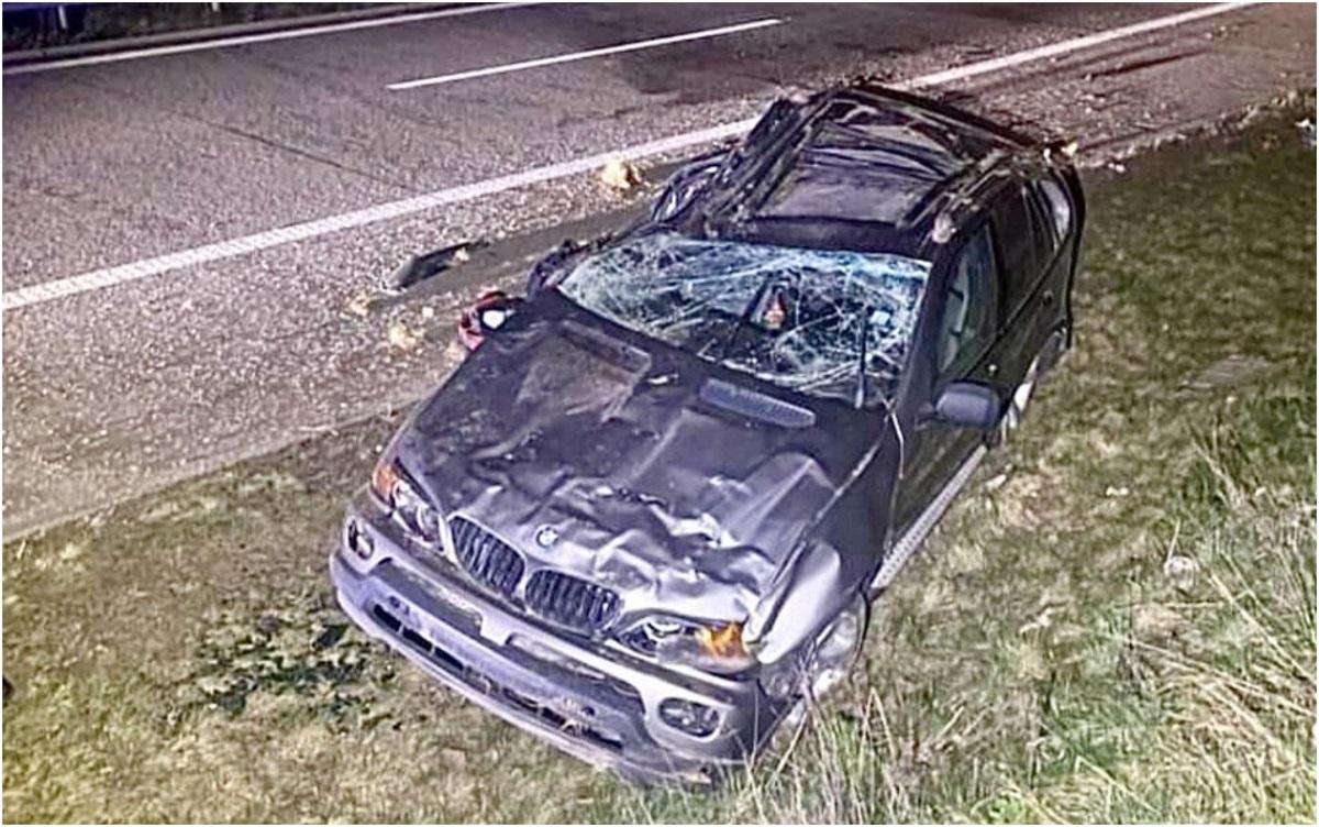INCREDIBIL ce a făcut un șofer român, grav rănit, după ce și-a distrus BMW-ul pe o autostradă din Germania