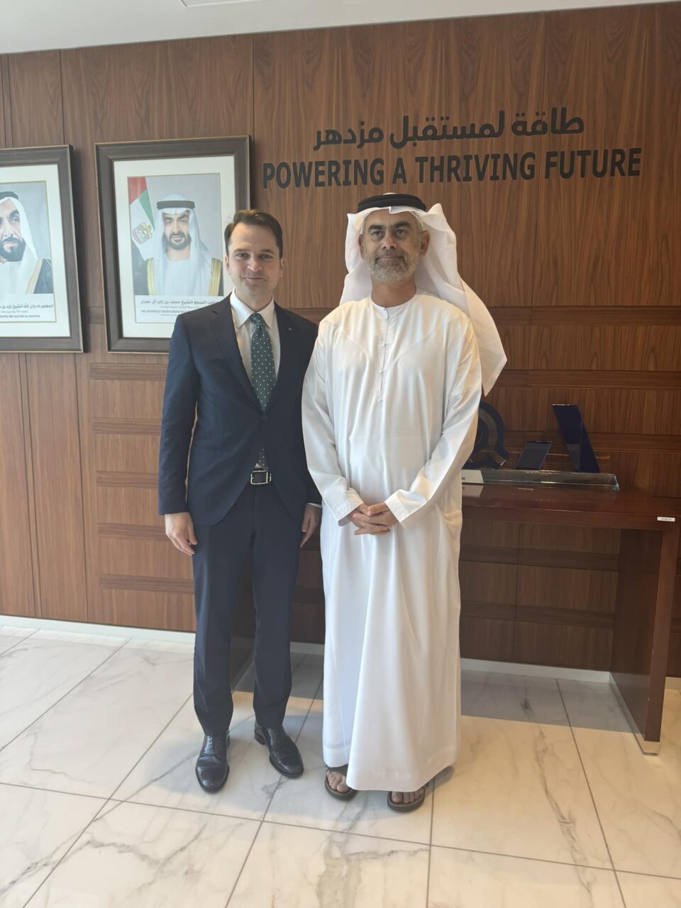 Sebastian Burduja, discuții cu oficialii din Emiratele Arabe Unite privind Hidroelectrica și MASDAR: România are cel mai atractiv mix energetic din UE