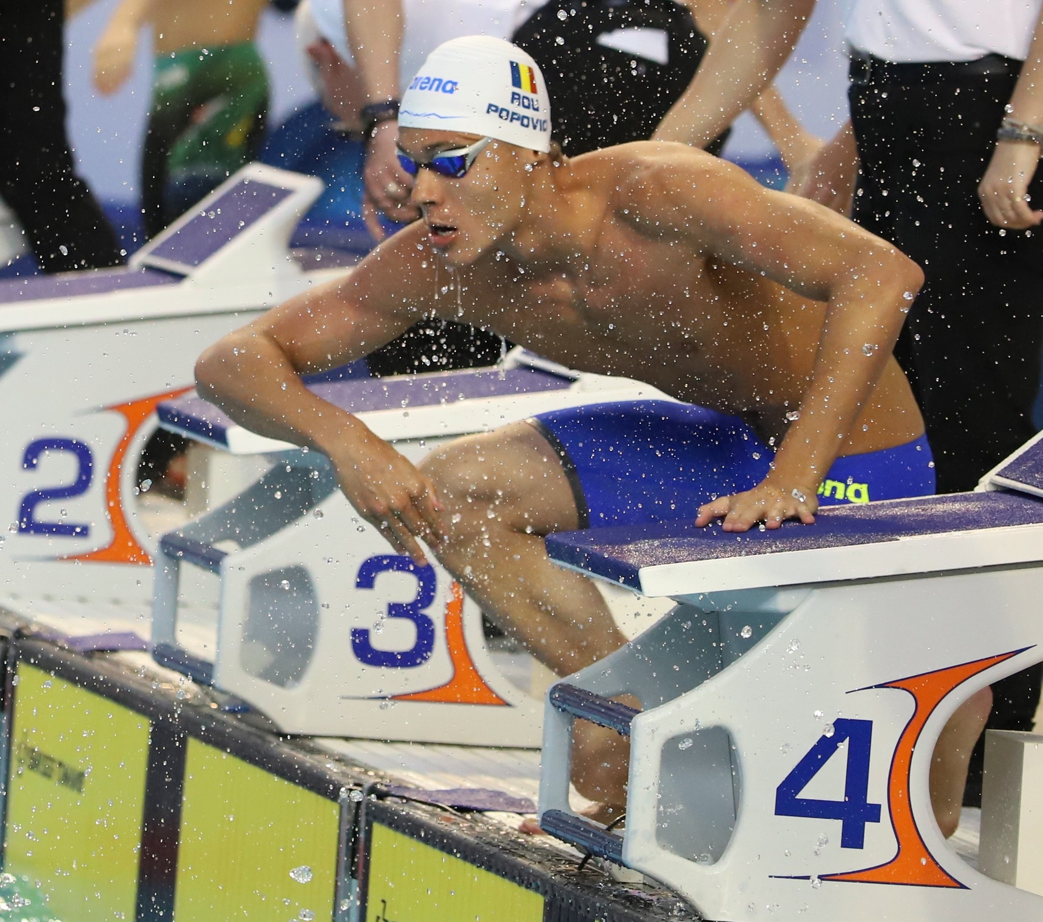 Popovici, argint și record național la 50 m liber la Settecolli