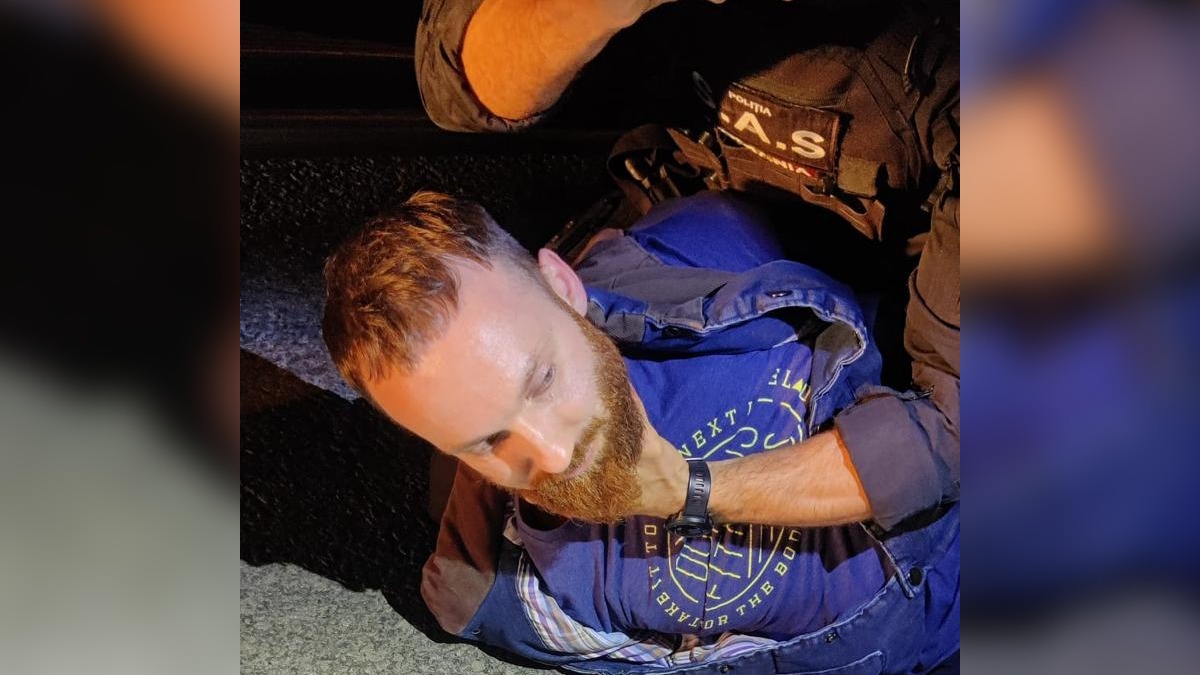 PRIMA imagine de la capturarea criminalului care a reușit să fugă de sub escorta Poliției / Despescu (MAI): Cu siguranţă a fost transportat de cineva