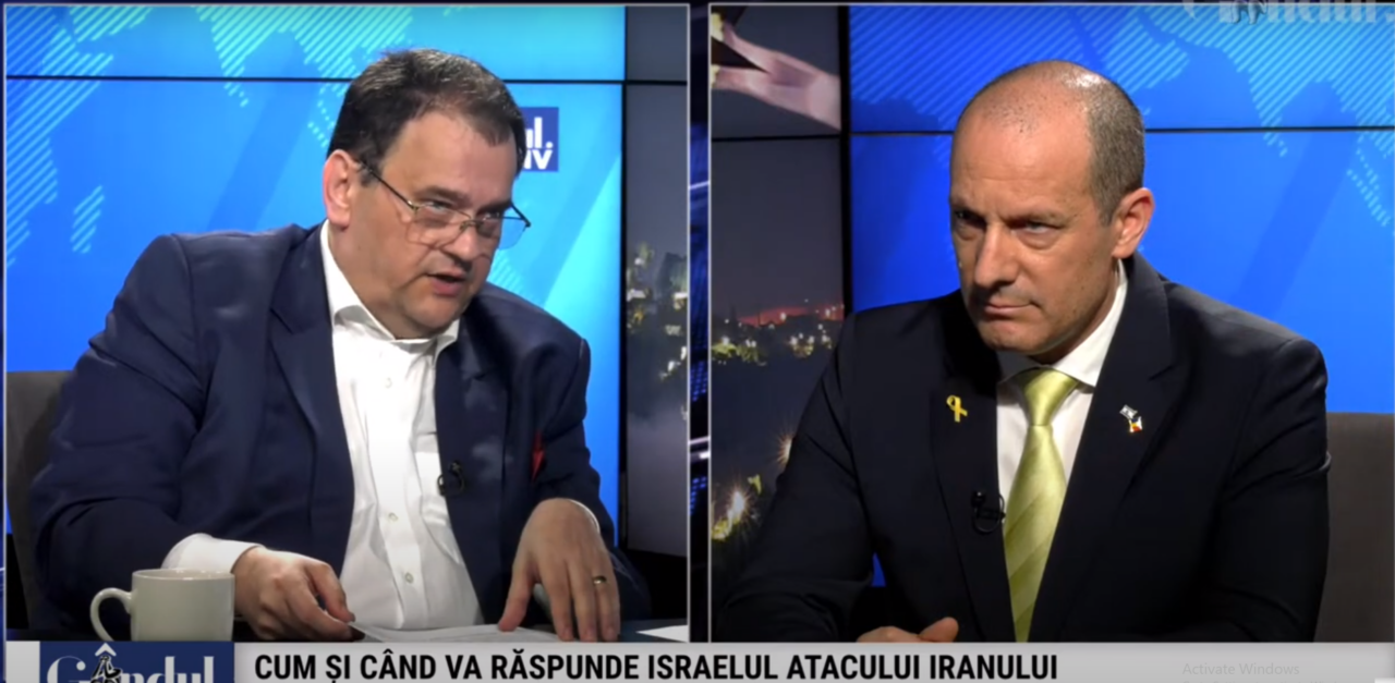 Ambasadorul Israelului, detalii despre atacul Iranului: „A existat un atac CIBERNETIC înainte de cel militar. Vom implementa tehnologia laser”