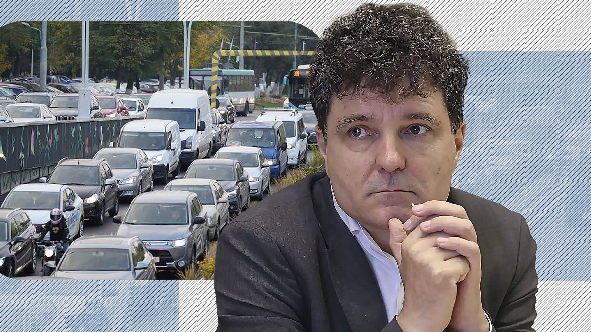 Traficul de coșmar din București, de la „soluțiile” și „specialiștii” lui Nicușor Dan, la realitatea cruntă. Capitala, o parcare imensă de la semafor