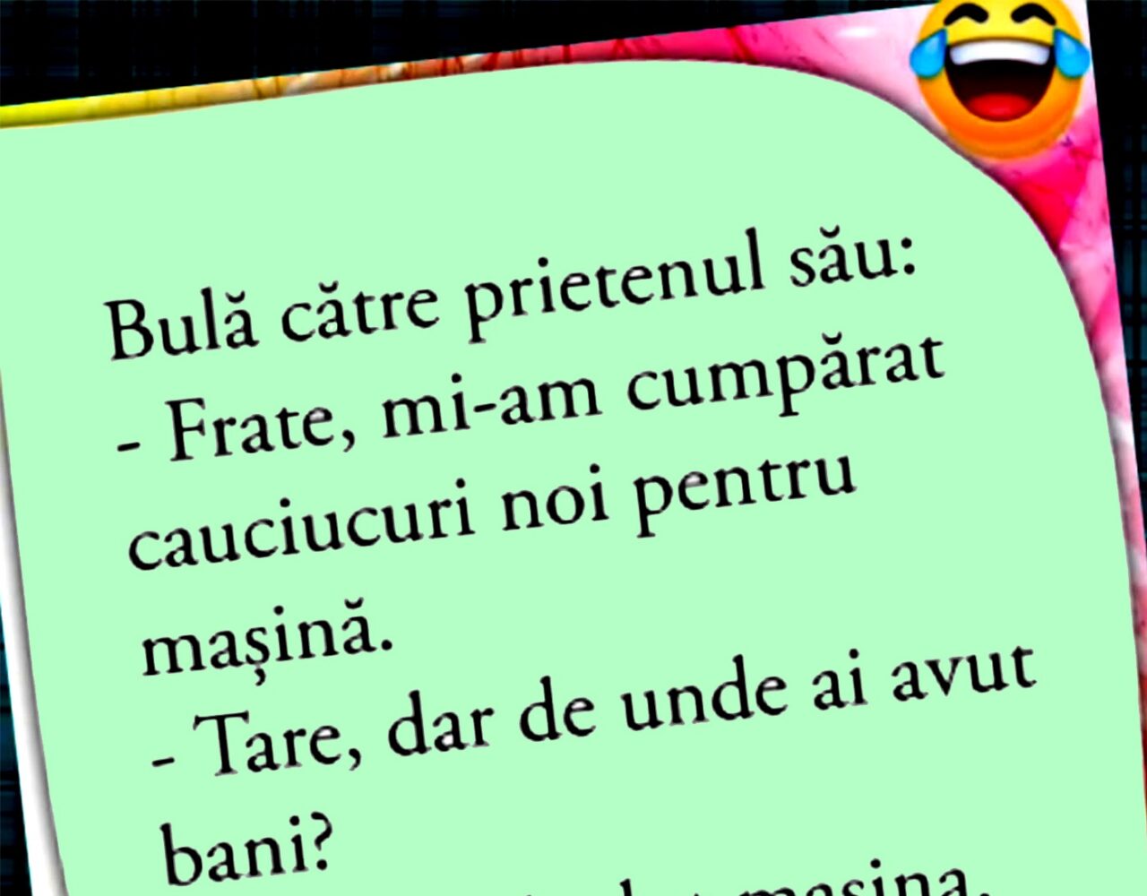 BANC | Bulă și-a cumpărat cauciucuri noi