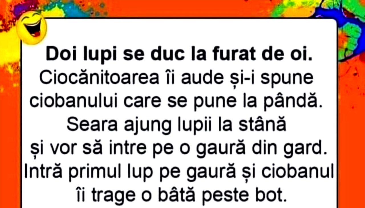 Bancul de vineri | Doi lupi se duc la furat de oi