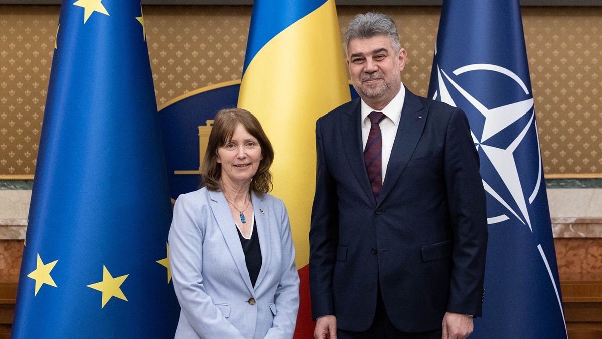 Marcel Ciolacu s-a întâlnit cu ambasadorul SUA la București / „Întărirea parteneriatului este cheia pentru securitatea națiunii noastre”