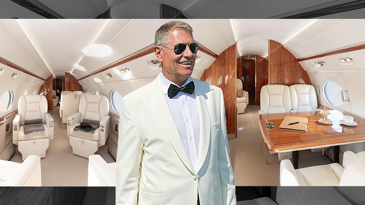 Klaus Iohannis și avionul de lux: Eu am venit cu o aeronavă MICĂ / „Nu ştiu cum definiţi un avion de LUX”