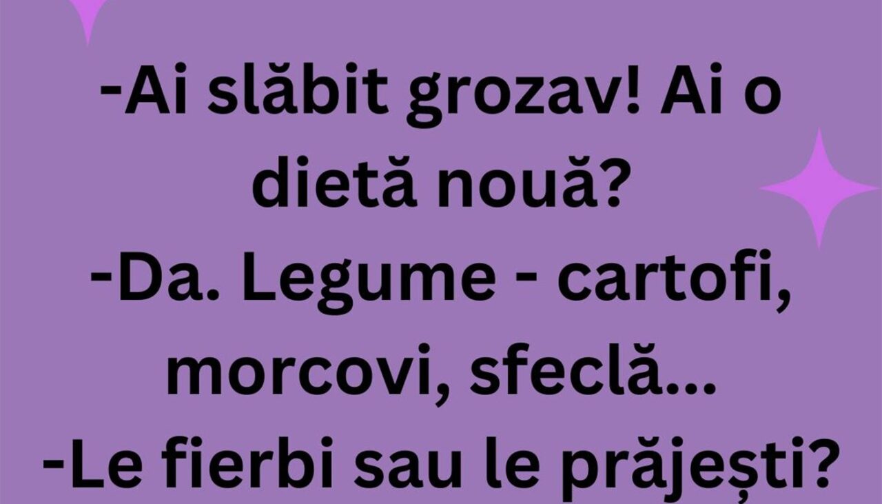 Bancul de marți | Dieta anului 2024